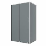 TK TELDE 90120 CHROME PRAVOKUTNA TUŠ KABINA 90X120X195 cm