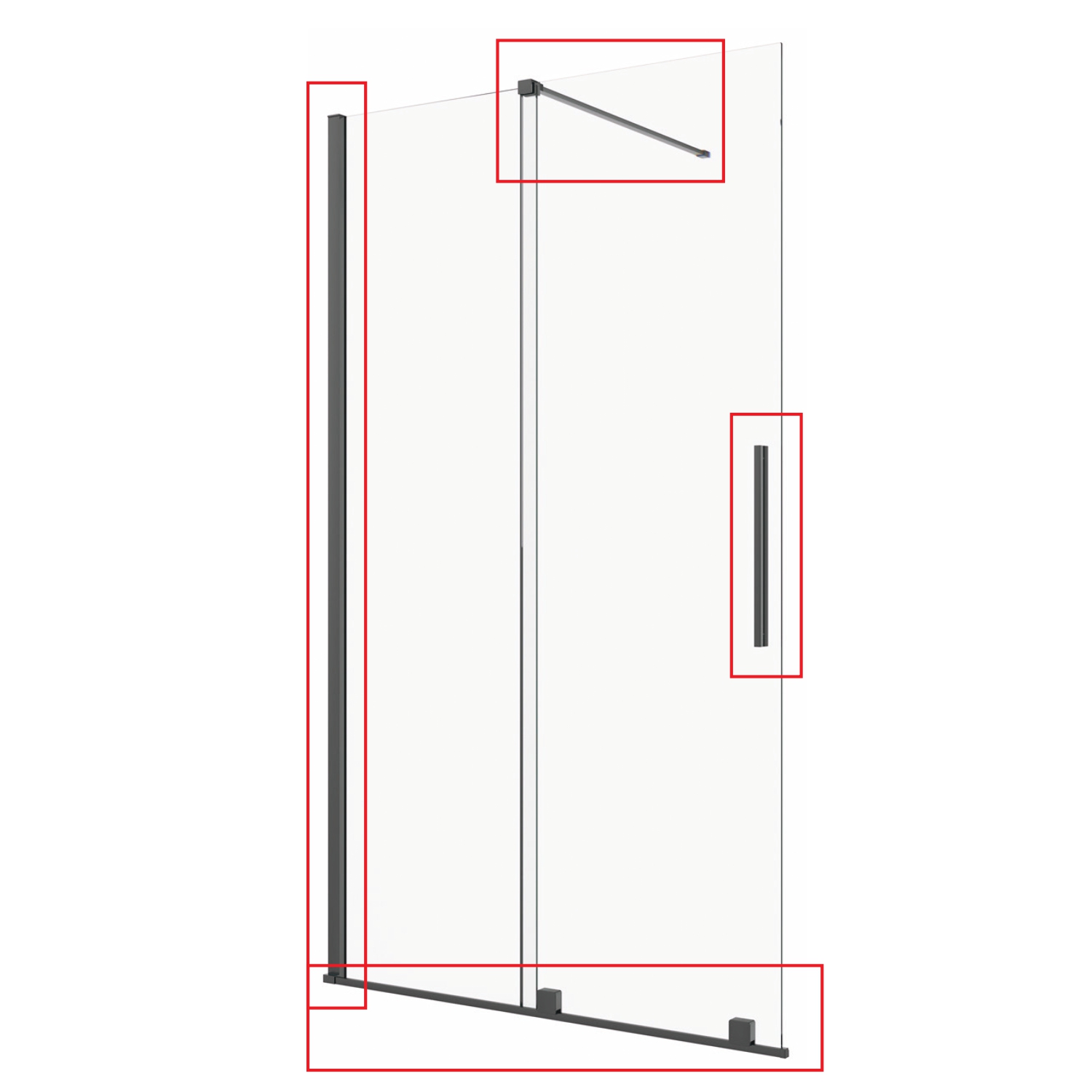 17247-1-1.jpg ALUMINIUM PROFILE FOR VETRO SLIDE BLACK 120X195 CM - Image 1