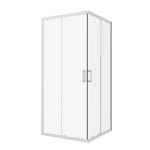 TK VIGO 7890 CHROME PRAVOKUTNA TUŠ KABINA 78-90X195 cm