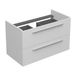 SHARP 85 DONJI KUPAONSKI ORMARIĆ BIJELI SJAJ SREBRNA RUČKICA