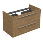 SHARP 85 DONJI KUPAONSKI ORMARIĆ HRAST NATURAL SREBRNA RUČKICA