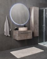 SMART 150 BOČNI KUPAONSKI ORMARIĆ CHROMIX BRONCA SREBRNA RUČKICA - Slika 2