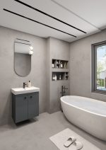 LIT 50 DONJI KUPAONSKI ORMARIĆ GRAFITNO SIVA - Slika 5