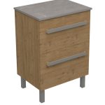 SARA 60 DONJI KUPAONSKI ORMARIĆ HRAST NATURAL S PLOČOM CANDELA MRAMOR