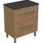 SARA 70 DONJI KUPAONSKI ORMARIĆ HRAST NATURAL S PLOČOM SCIVARO ŠKRILJEVAC