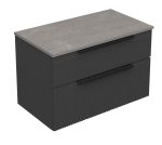 MIRIAD 80 DONJI KUPAONSKI ORMARIĆ GRAFIT SUPERMAT S PLOČOM CANDELA MRAMOR