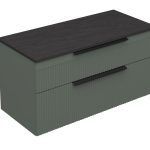 MIRIAD 100 DONJI KUPAONSKI ORMARIĆ ZELENI MAT S PLOČOM SCIVARO ŠKRILJEVAC