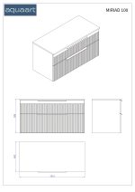 MIRIAD 100 DONJI KUPAONSKI ORMARIĆ ZELENI MAT S PLOČOM SCIVARO ŠKRILJEVAC - Slika 6