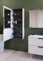 LATERAL 120 BOČNI KUPAONSKI ORMARIĆ BIJELI SJAJ - Slika 3