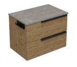 LATERAL 70 DONJI KUPAONSKI ORMARIĆ HRAST NATURAL S PLOČOM CANDELA MRAMOR