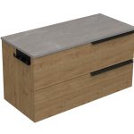 LATERAL 100 DONJI KUPAONSKI ORMARIĆ HRAST NATURAL S PLOČOM CANDELA MRAMOR