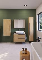 LATERAL 100 DONJI KUPAONSKI ORMARIĆ HRAST NATURAL S PLOČOM CANDELA MRAMOR - Slika 2