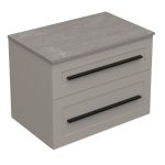 ETERNITY 70 DONJI KUPAONSKI ORMARIĆ KAŠMIR CRNA RUČKICA S PLOČOM CANDELA MRAMOR