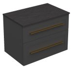 ETERNITY 70 DONJI KUPAONSKI ORMARIĆ GRAFIT SUPERMAT ZLATNA RUČKICA S PLOČOM SCIVARO ŠKRILJEVAC