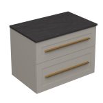 ETERNITY 70 DONJI KUPAONSKI ORMARIĆ KAŠMIR ZLATNA RUČKICA S PLOČOM SCIVARO ŠKRILJEVAC