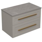 ETERNITY 80 DONJI KUPAONSKI ORMARIĆ KAŠMIR ZLATNA RUČKICA S PLOČOM CANDELA MRAMOR