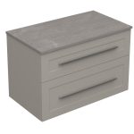 ETERNITY 80 DONJI KUPAONSKI ORMARIĆ KAŠMIR SREBRNA RUČKICA S PLOČOM CANDELA MRAMOR