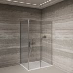 PURE 100 TUŠ VRATA CHROME 100x200 cm - Slika 3