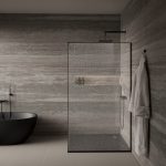 VETRO BRILLIANCE CRYSTAL 90 BLACK TUŠ STIJENA 90x200cm - Slika 4