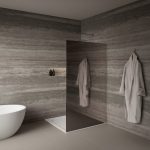 VETRO MIRROR 80F CHROME TUŠ STIJENA 80x200 cm