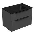 MIRIAD 70 DONJI KUPAONSKI ORMARIĆ GRAFIT SUPERMAT (CRNI UMIVAONIK)