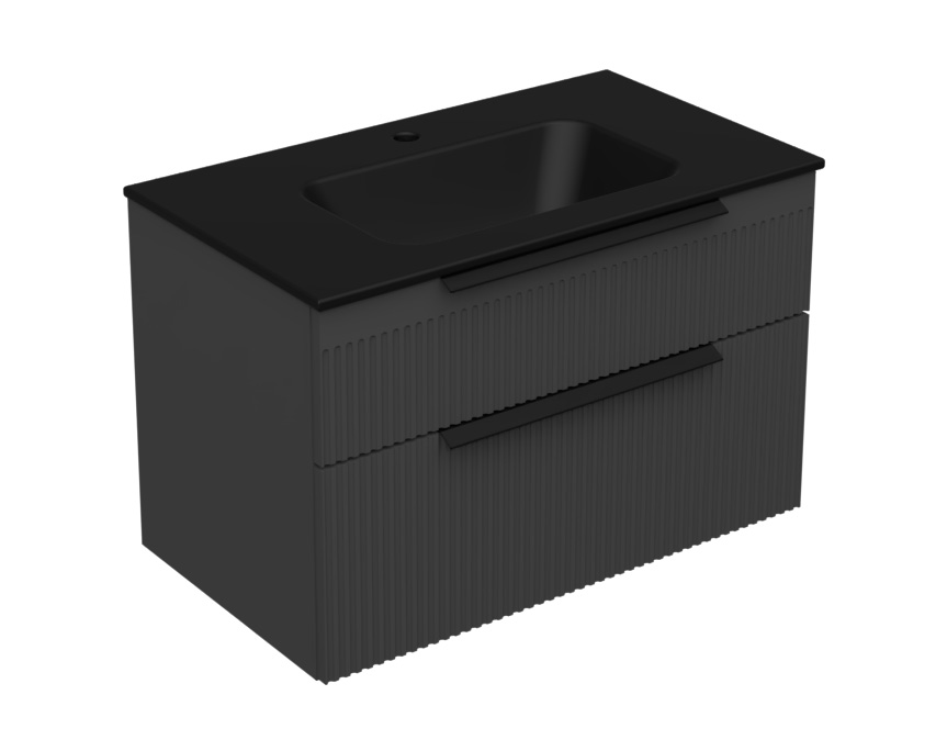 18586-1.jpg MIRIAD 80 DONJI KUPAONSKI ORMARIĆ GRAFIT SUPERMAT (CRNI UMIVAONIK) - Slika 1