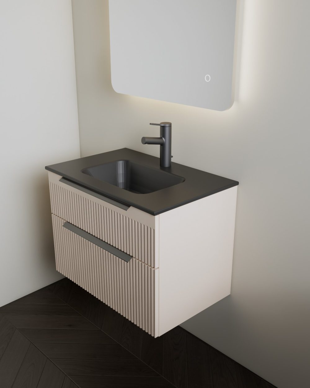 MIRIAD 80 DONJI KUPAONSKI ORMARIĆ KAŠMIR (CRNI UMIVAONIK) - Slika 4