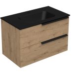 LATERAL 80 DONJI KUPAONSKI ORMARIĆ HRAST NATURAL (CRNI UMIVAONIK)