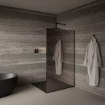 VETRO MIRROR BLACK 120F TUŠ STIJENA 120x200 cm