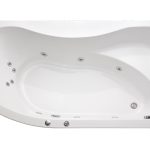 ELEGANT 160R HIDROMASAŽNA KUPAONSKA KADA 1600x900 mm