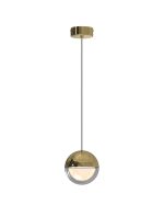 LED VISEĆA SVJETILJKA LUMINIS D120 7W 280lm 3000K IP20 BRUSHED GOLD