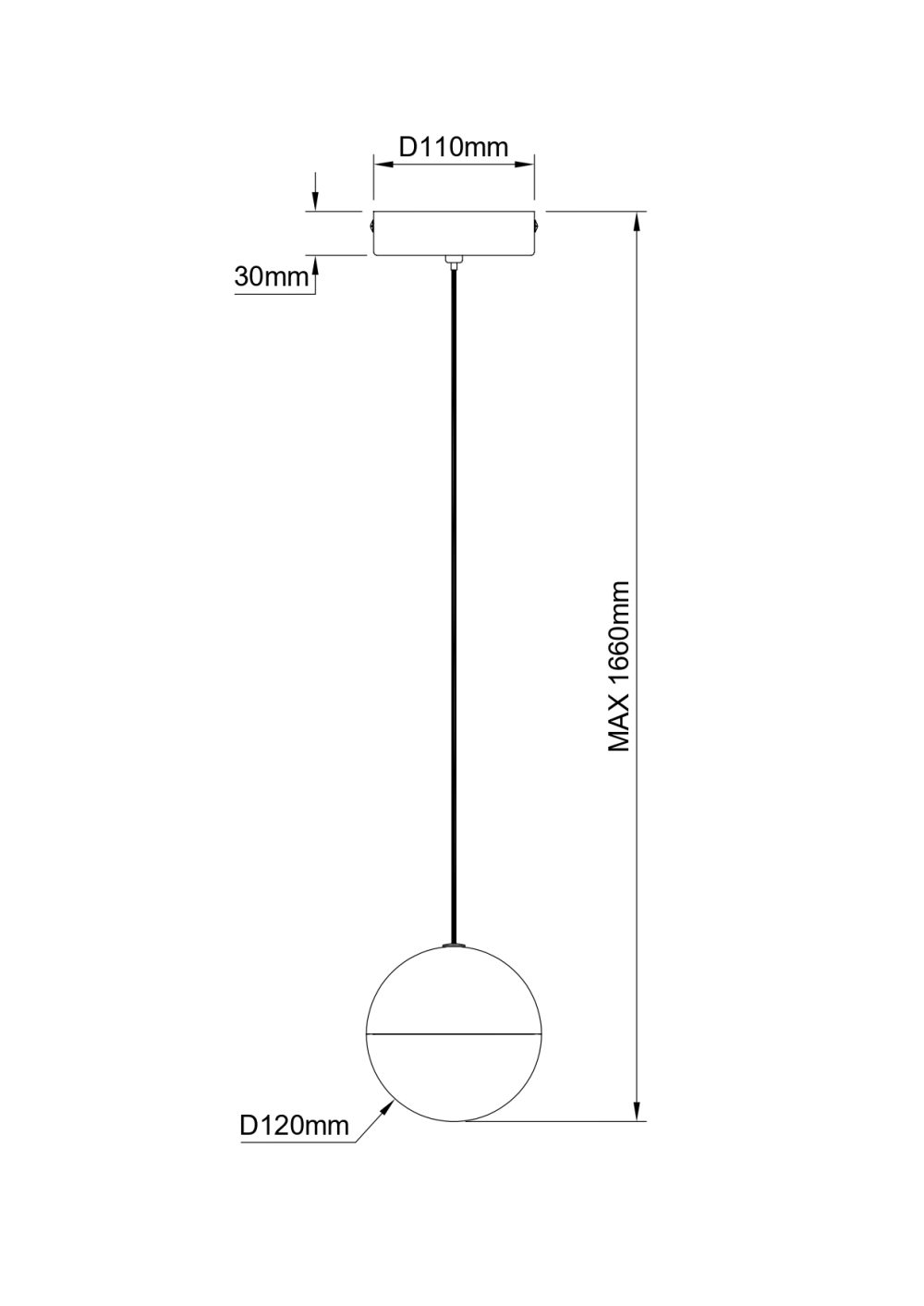 LED VISEĆA SVJETILJKA LUMINIS D120 7W 280lm 3000K IP20 BRUSHED GOLD - Slika 3