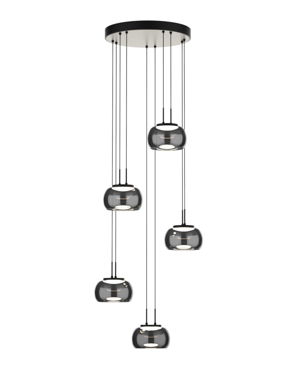 LED VISEĆA SVJETILJKA LUXEON 5 D520 42W 1680lm 3000K IP20 MATTE BLACK - Slika 2