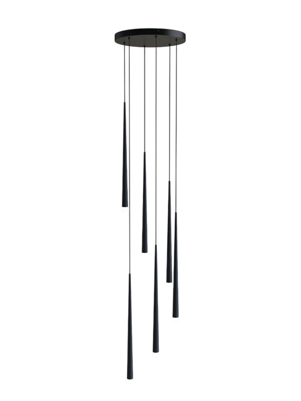 LED VISEĆA SVJETILJKA OPALUX6 D350 10W 450 lm 3000K IP20 SANDY BLACK - Slika 2