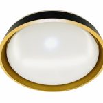 LED STROPNA SVJETILJKA GABRIELA PVC D390 24W 1440 lm 3000/4000/6500 K IP20 DARK GREY/GOLD