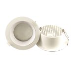 UGRADNI OKRUGLI DOWNLIGHT DIA 90 mm, 5W 400LM 3000/4000/6500K, IP20, WHITE, 2 PACK